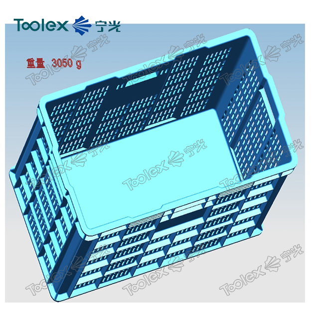 plastic logistics crate and circulation box mould