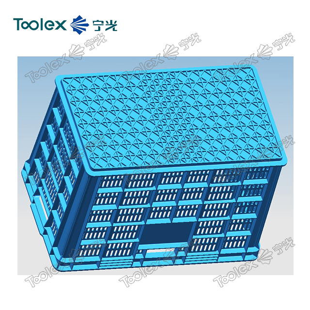 plastic logistics crate and circulation box mould